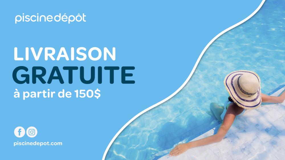 Livraison gratuite à partir de 150$